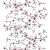 Textilvaxduk Fägring rosa