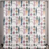 Textilvaxduk Picknick blå/rosa - lekfull retrodesign i mjuka färger
