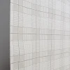 Textilvaxduk ruta beige