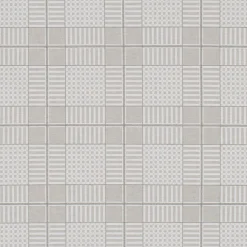 Textilvaxduk ruta beige