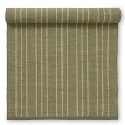 Tri grön/jute 40x140 löpare