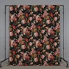 Turin svart jacquard - lyxigt möbeltyg