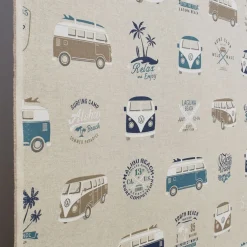 Tyg med VW buss och palmer - California Paradise