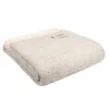 Ullpläd Fishbone Silver Grey, 100% Ull, 150x183 cm