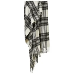 Ullpläd Tweedmill - Prestige Grey Dress Stewart, 100% Ull, 140 x 190 cm