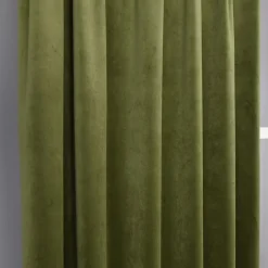 Velvet grön enfärgade sammetsgardiner
