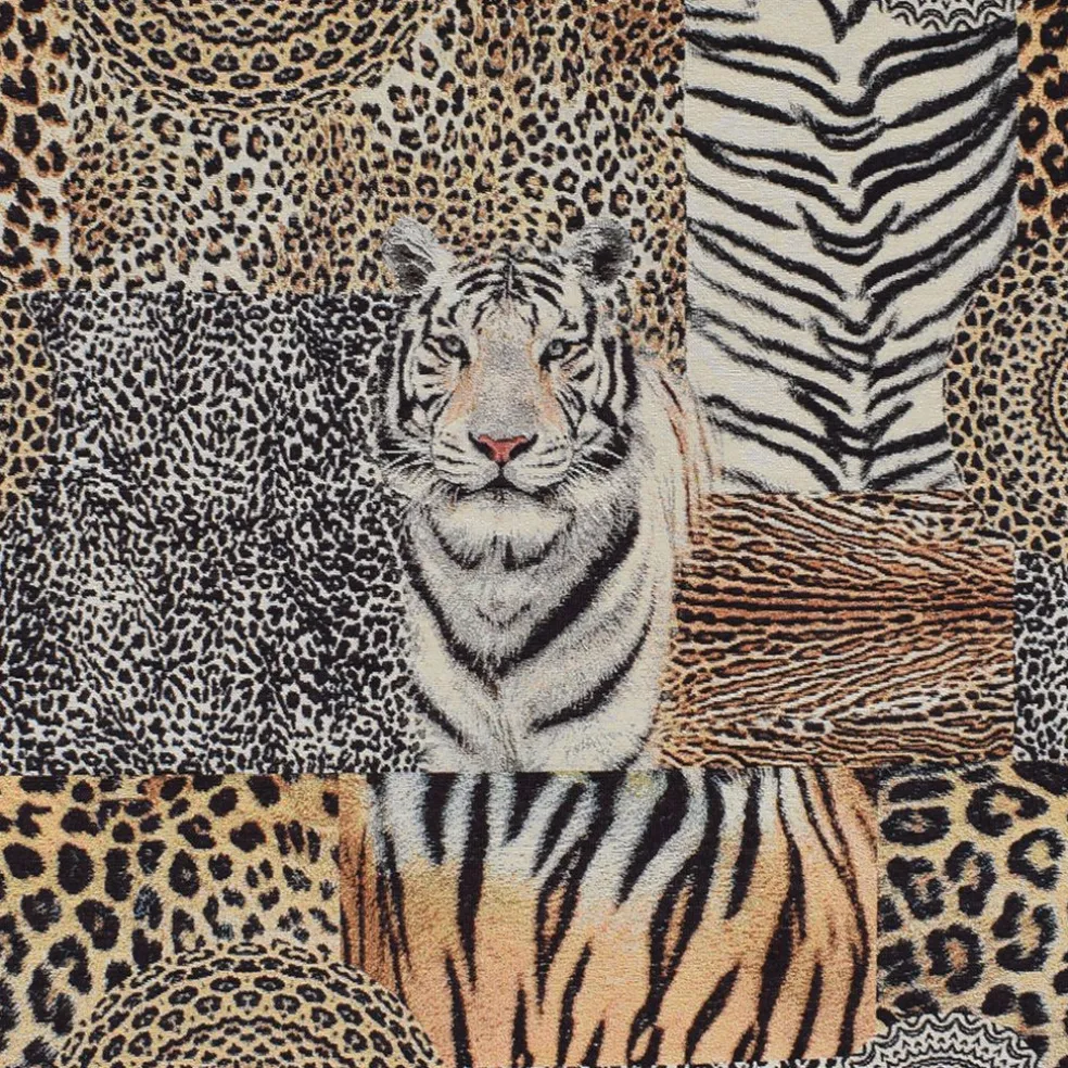 Wildlife Mandala möbeltyg