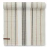 Wove beige löpare 35x120 cm – Randig bordslöpare